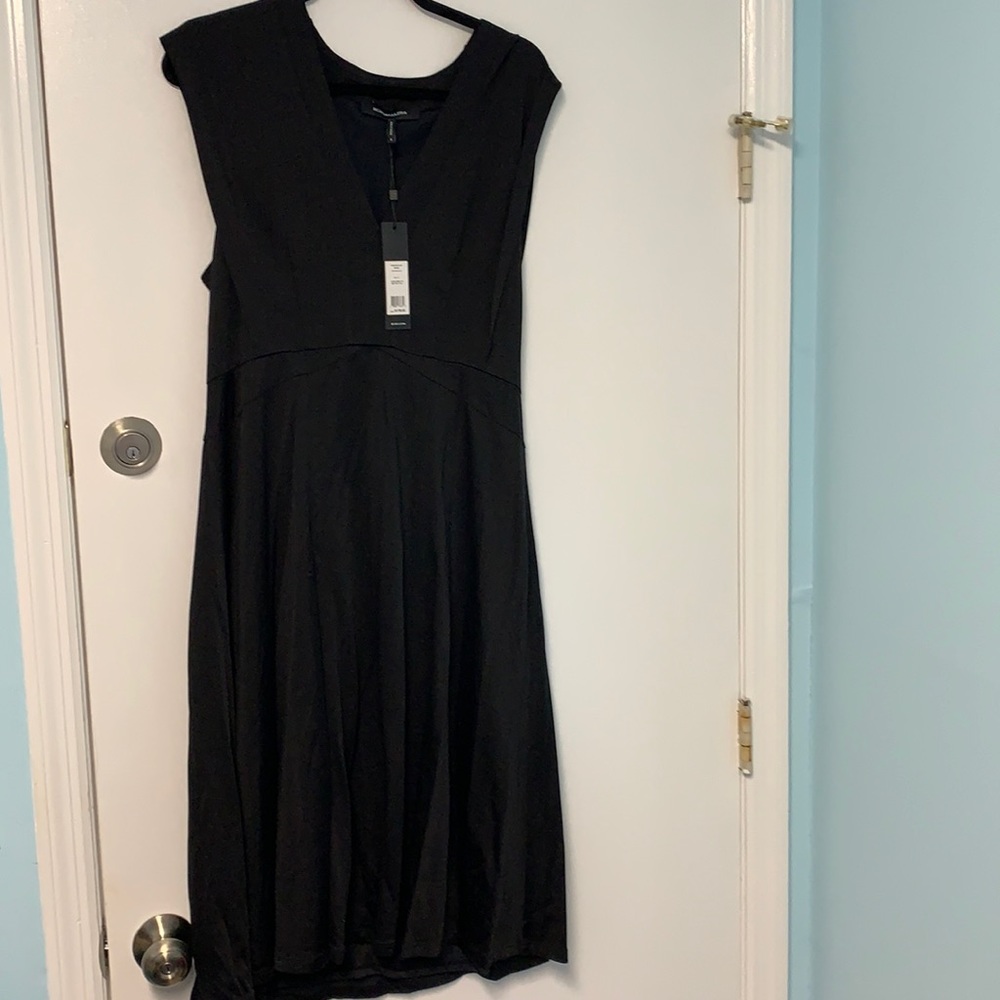 BCBG maxazria large black dress sleeveless